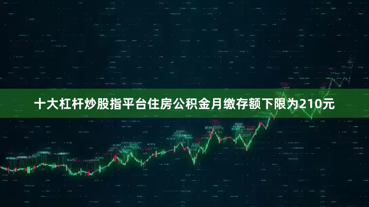 十大杠杆炒股指平台住房公积金月缴存额下限为210元